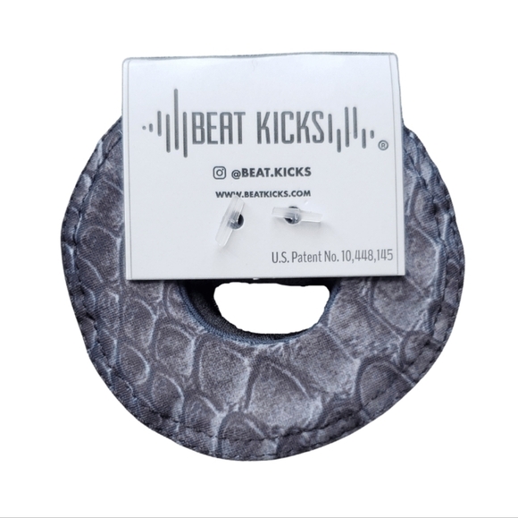 Beat Kicks Headphone Covers - Black Mamba Print - Protective, Washable, Reg Size - Picture 7 of 8